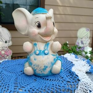 Vintage Squeak Elephant